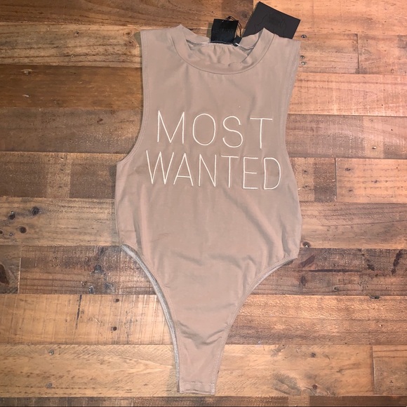 NIGHTWALKER Tops - NIGHTWALKER - “Most Wanted” Bodysuit